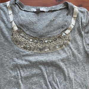 Vintage J. Crew embellish cotton t-shirt